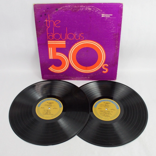 The Fabulous 50's Record Vinyl Double 2 LP Columbia House DS-716