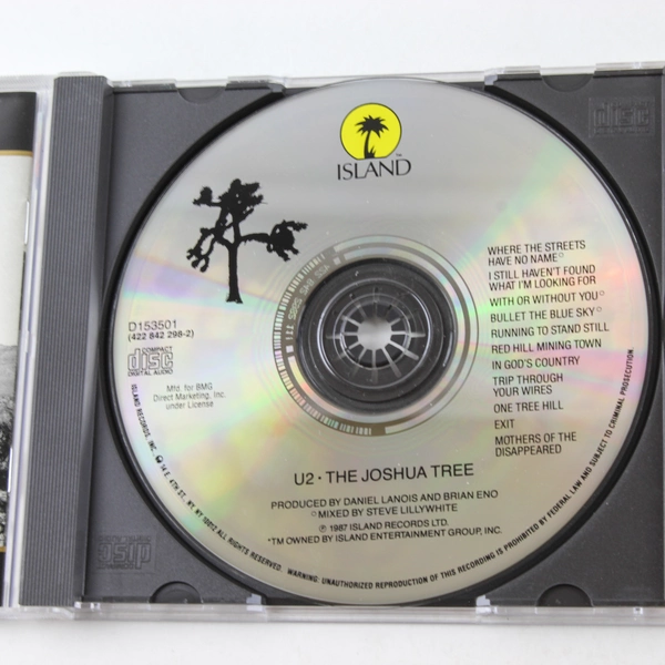 U2 The Joshua Tree CD 1987 Island Records Pre-Owned Cracked Case AS-IS