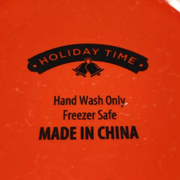 2 Holiday Time Christmas Mugs Red And Black Gold Handles Boughs Stars Berries