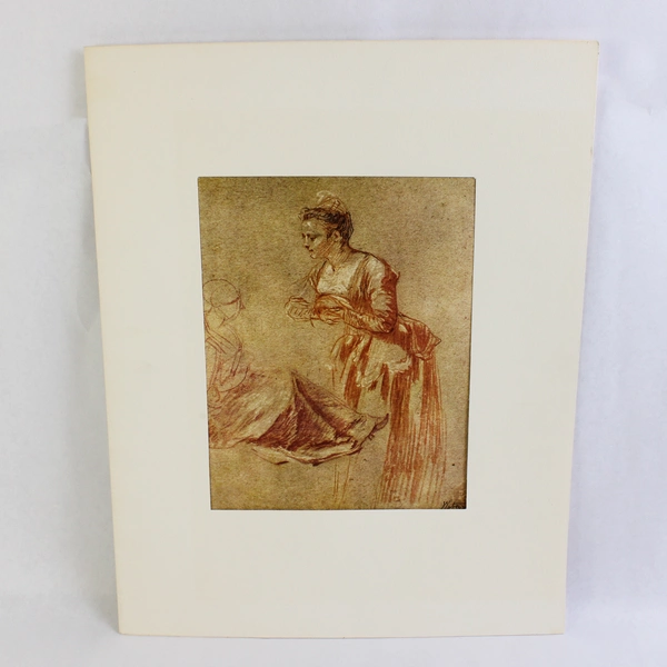 Lot Of 2 Penn Prints Posters Watteau & Titian 18" x 14" On Paper