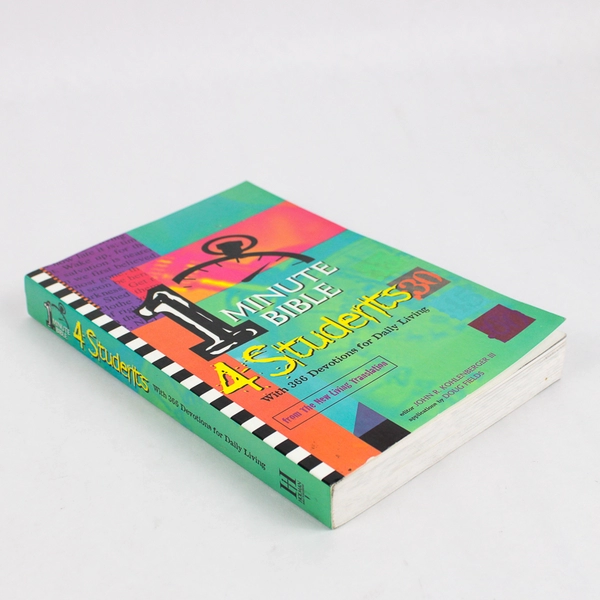 1 Minute Bible 4 Students 366 Devotions for Daily Living 1993 PB Illustrated
