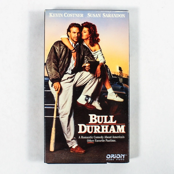 Bull Durham VHS 1989 Kevin Costner Susan Sarandon Good Condition Classic Film