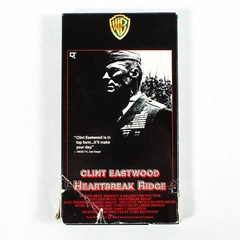 Clint Eastwood Heartbreak Ridge VHS 1986 Warner Bros Action Adventure