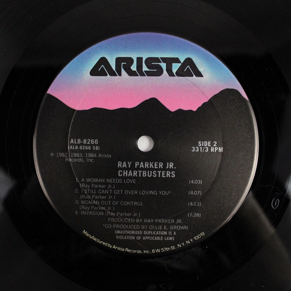 Ray Parker Jr. Chartbusters 1984 Vinyl LP AL8-8266 Arista Records