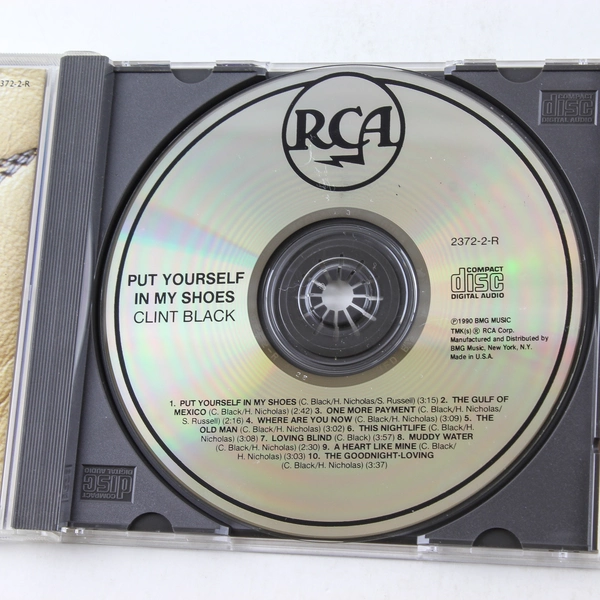 Clint Black Put Yourself in My Shoes CD 1990 RCA Country Music Pre-Owned