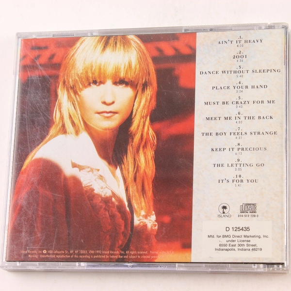 Melissa Etheridge Never Enough CD 1992 Island Records Good Condition, Untested