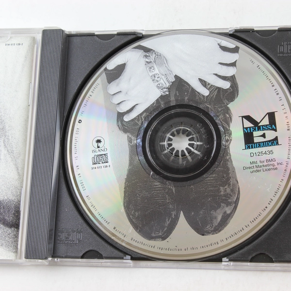 Melissa Etheridge Never Enough CD 1992 Island Records Good Condition, Untested