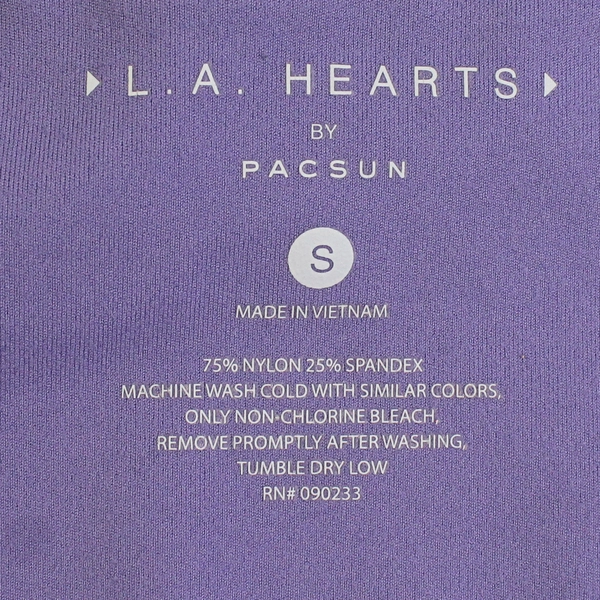 L.A. Hearts by PacSun Light Purple Sports Bra Women's Size Small