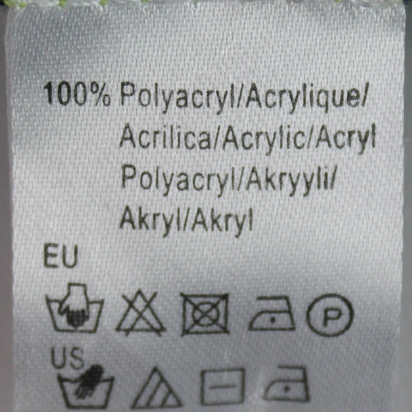 Fraas 100% Polyacryl Blue Stripe Tassel Scarf - Stylish & Pre-Owned