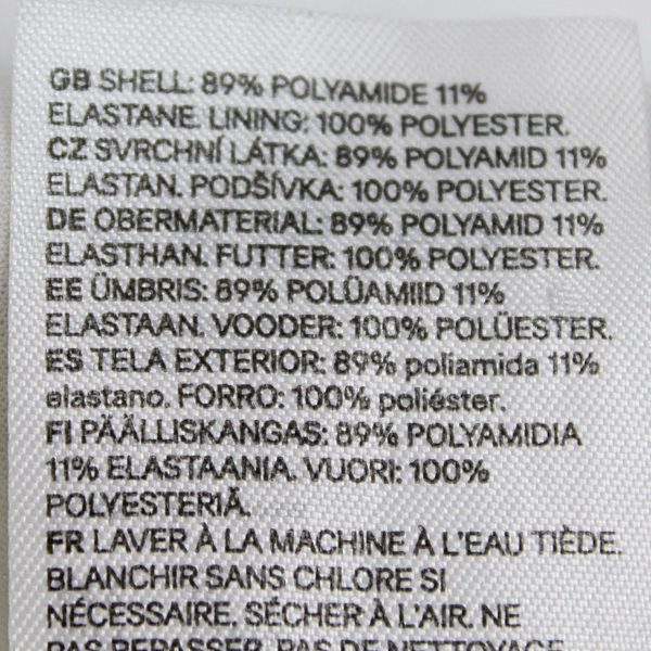 H&M Black and White Striped Bikini Top Women's Size 8