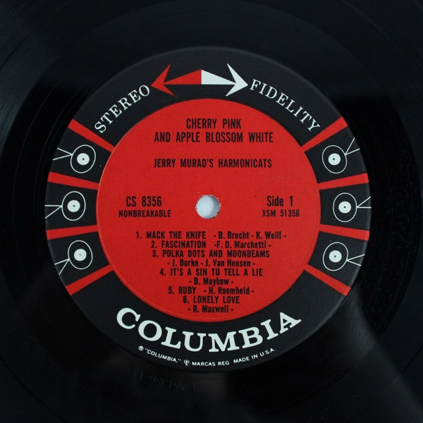 Cherry Pink Apple Blossom White Harmonicats CS 8356 Vinyl Record Album