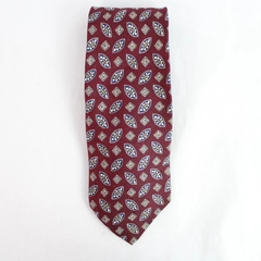 Robert Talbott Burgundy Patterned Men's Necktie 58" - Good Condition
