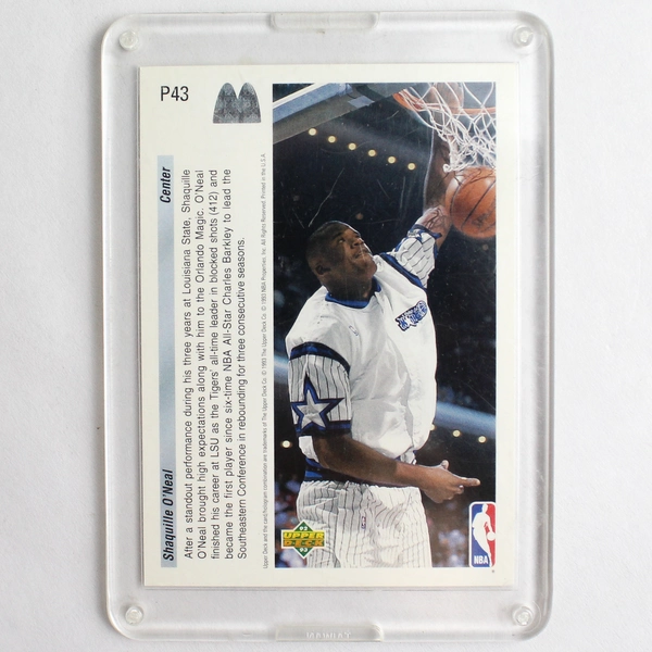 1992-93 Upper Deck McDonald's #P43 Shaquille O'Neal RC