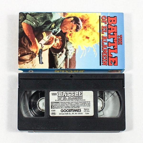 The Battle of El Alamein VHS Tape 1992 Good Times Video Pre-Owned As-Is