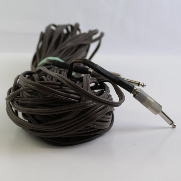 Unbranded Brown 1/4" TS Connector Audio Cable 105 ft