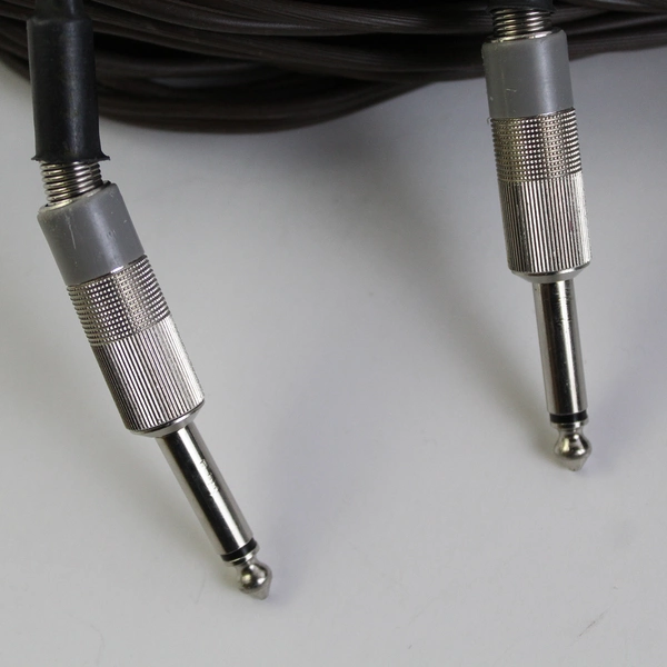 Unbranded Brown 1/4" TS Connector Audio Cable 105 ft