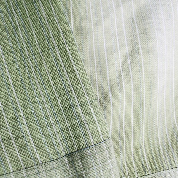 Casual Home 2pc Set Green Blackout Window Curtain Panel 65% Cotton 35% Polyester