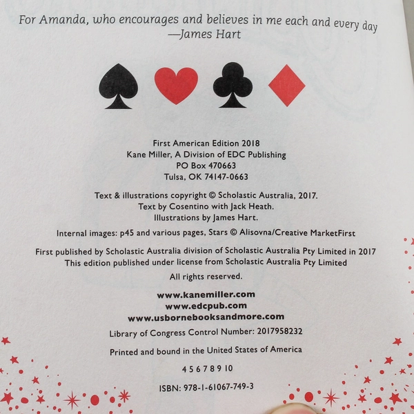 The Missing Ace by Jack Heath - Cosentino Paperback in Very Good Condition