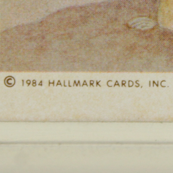 Hallmark 1984 Sign Life's Happiest Moments Friend to Friend Wood Plaque 7"