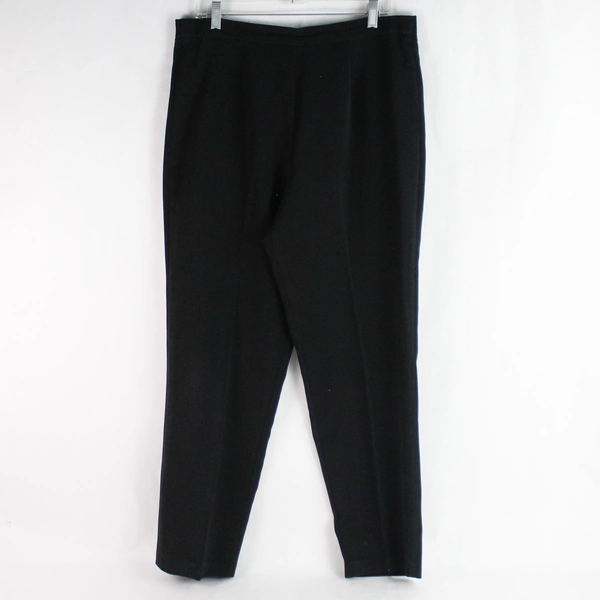 R&K Originals Black Tapered Leg Pants Women's Size 10 Pre-Owned