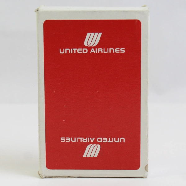 United Airlines Playing Cards Vintage Origin Red Cover Full Deck Joker Extra