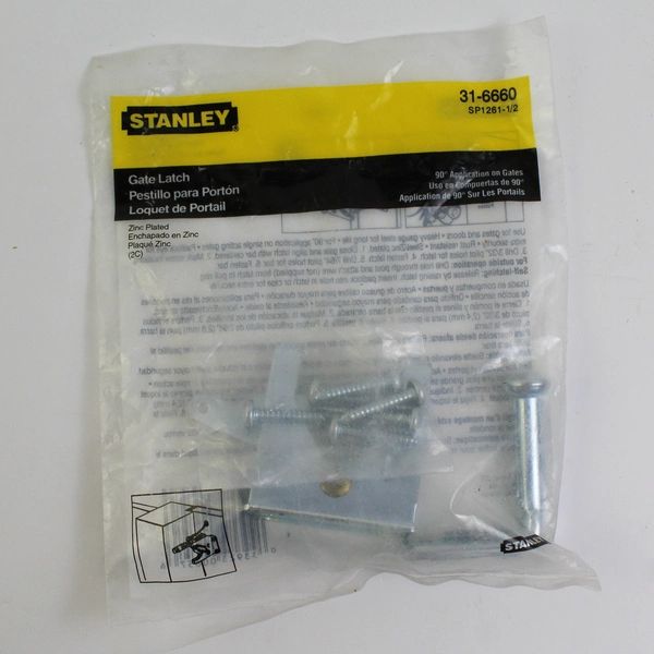Stanley Gate Latch 31-6660 SP1261- 1/2 Zinc Plated