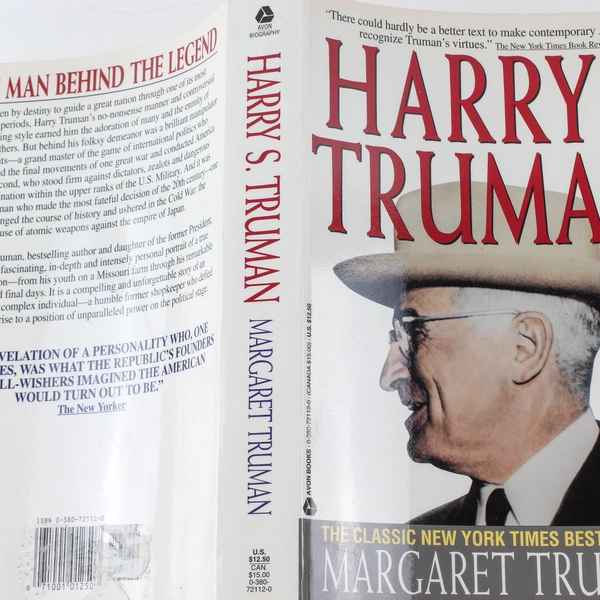 Harry S. Truman Biography by Margaret Truman 1993 Paperback Good Condition