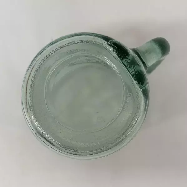 Vintage 20oz Coca Cola Green Glass Jar Mug