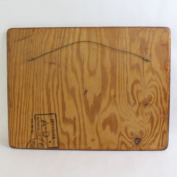 Vintage Decoupaged The Clipper Yacht America Wall Plaque 