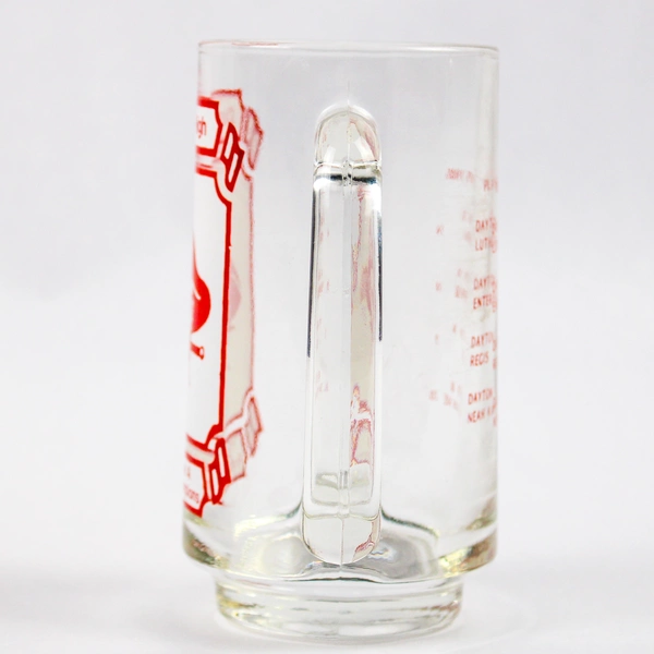 1985 Dayton High School State A Football Champions Glass Mug Pirate Logo