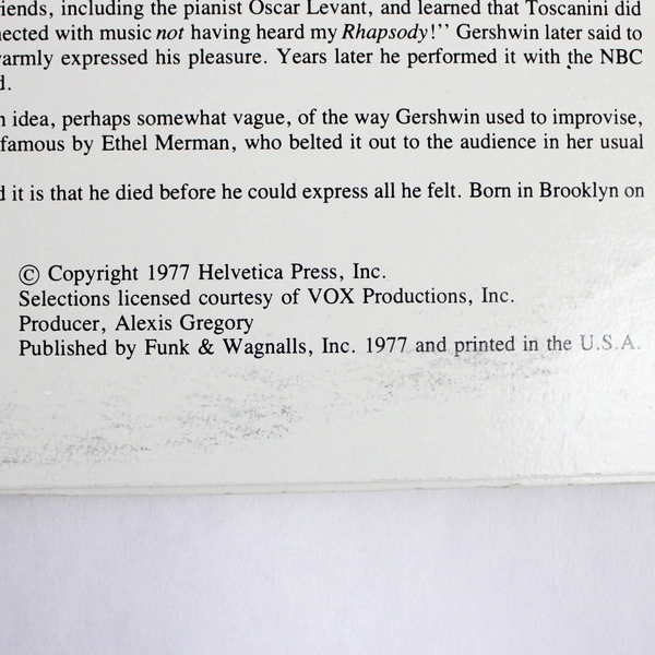 Funk & Wagnalls Great Music Of All Time 1977 Record FW 401 RCA