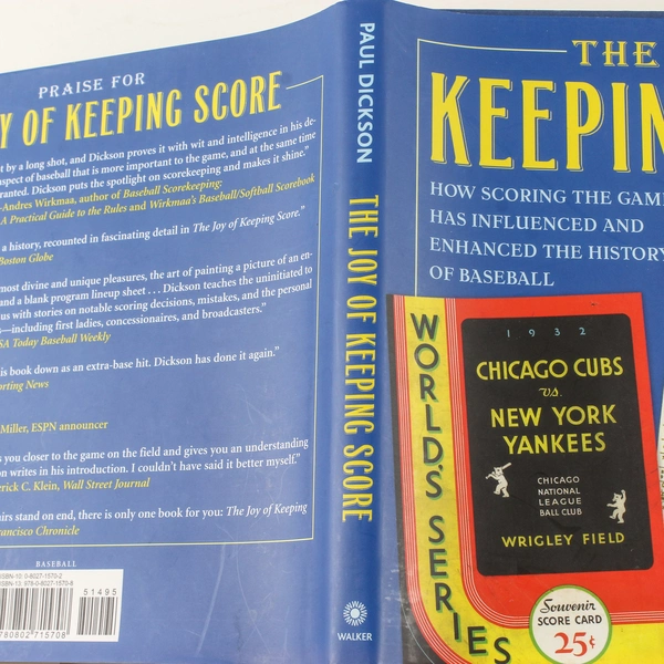 The Joy of Keeping Score by Paul Dickson 2007 Baseball History Hardcover