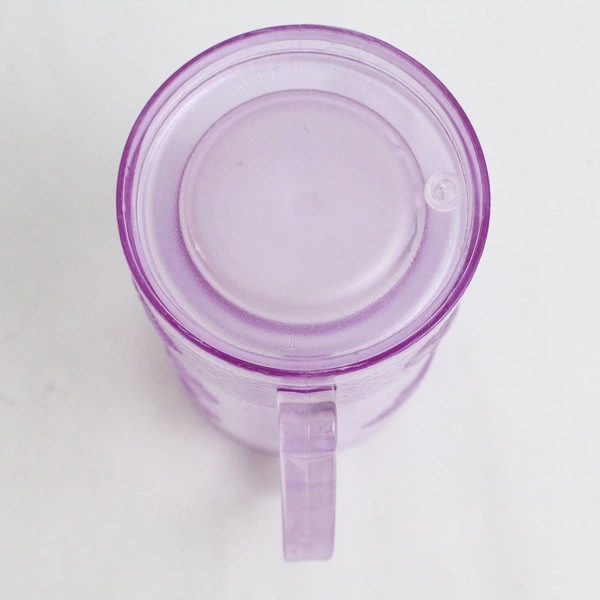 Vintage Double Walled Seashell Pattern Freezer Mug Lavender