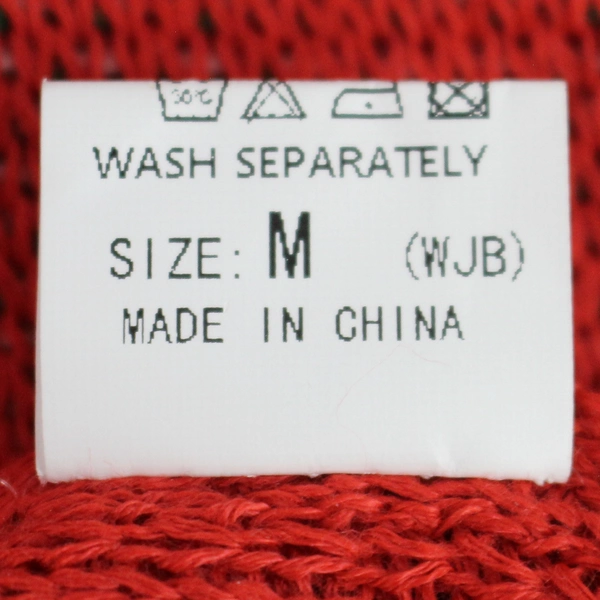 Festive Red Unisex Medium Christmas Sweater with Reindeer & Polka Dots