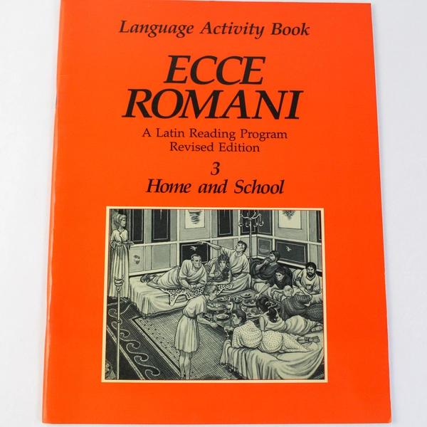 Ecce Romani A Latin Reading Program 3 Home & School Workbook - Good Condition