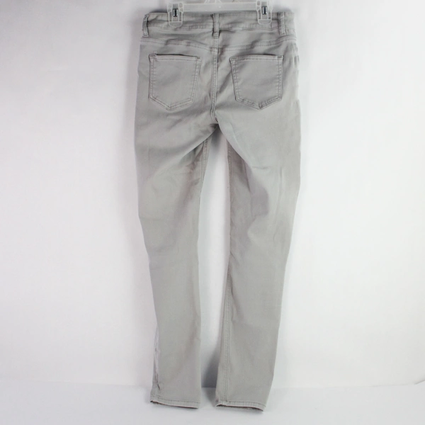 Maurices Gray Cotton Blend Skinny Jeans Women's Size M Regular Pre-Owned