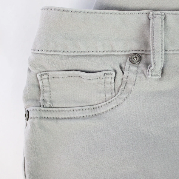 Maurices Gray Cotton Blend Skinny Jeans Women's Size M Regular Pre-Owned