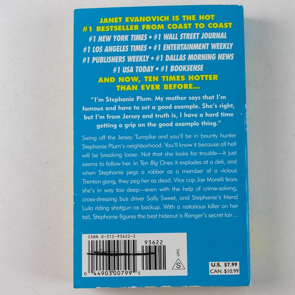 Ten Big Ones by Janet Evanovich 2005 Paperback - Good Condition 
