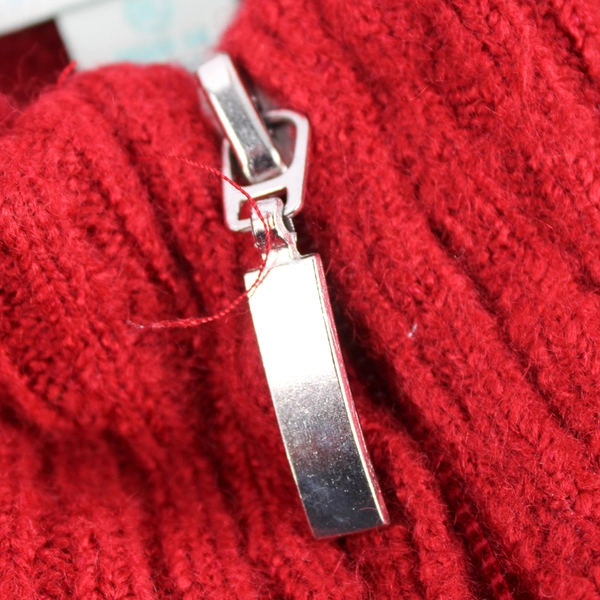 Great Northwest Red Full-Zip Knit Sweater Women's Size XL