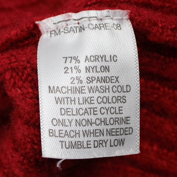 Great Northwest Red Full-Zip Knit Sweater Women's Size XL