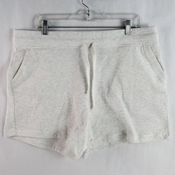 32 Degrees Cool White Pull-On Drawstring Shorts Women's XL - Pre-Owned