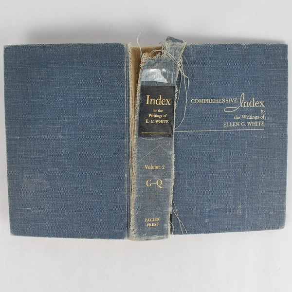Comprehensive Index to the Writings of E G White 3 Volumes Complete Set 1962 HC