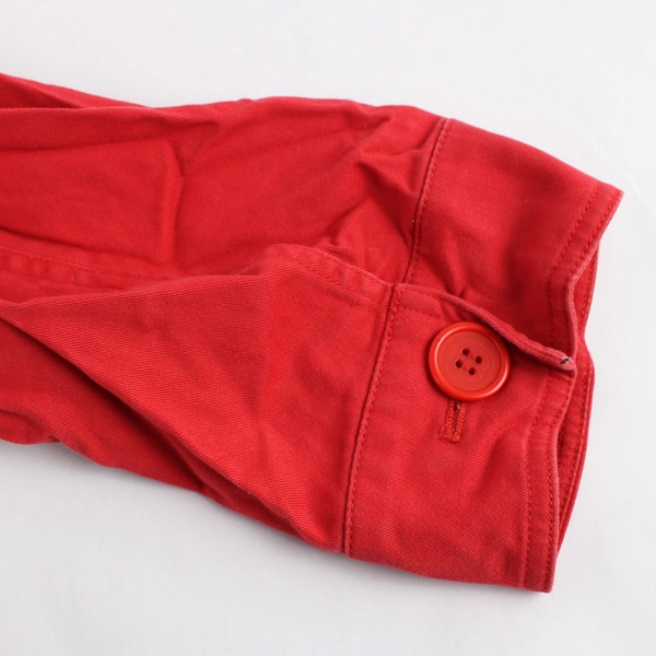 Jones New York Stretch Bright Red Button-Front Jacket Women's XL