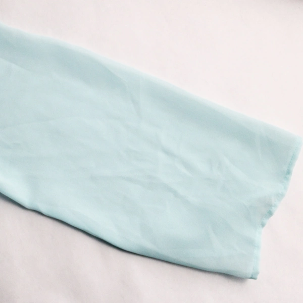 Unbranded Long Sheer Blue Short-Sleeved Shawl Women's Size Medium