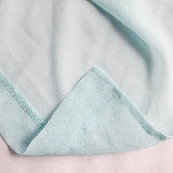 Unbranded Long Sheer Blue Short-Sleeved Shawl Women's Size Medium