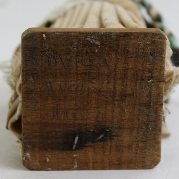 Vintage Mexican Folk Art Woman With A Platter of Fish Figurine