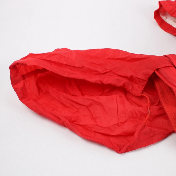 Pacific Trail Hooded Red Nylon Windbreaker Jacket Men's Size Medium Flawed