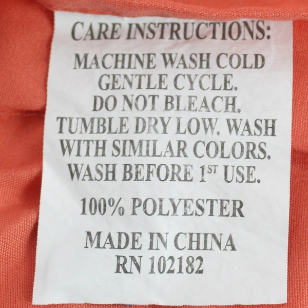 Smith Street Home Collection 7 Piece Bed Set Orange & White Size King