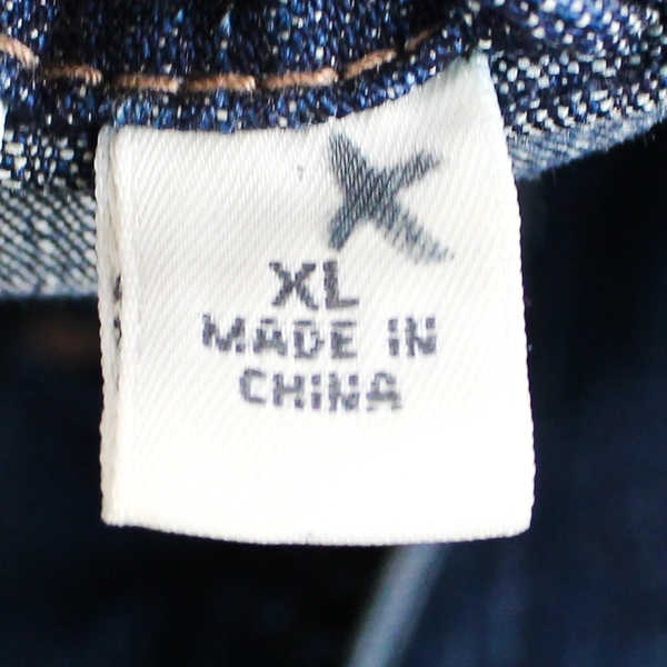 St. John's Bay Stretch Medium Wash Denim Jacket Women's Size XL Flawed