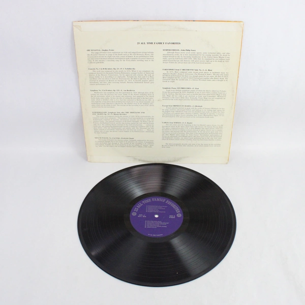 25 All Time Family Favorites 12" LP Vinyl Record ADS-1